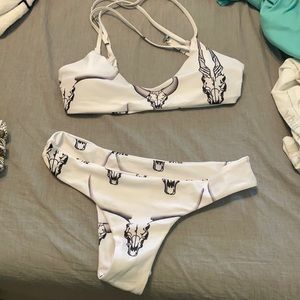 Animal skull bathing suit
